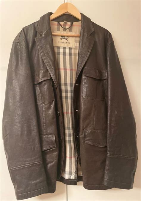 lederjacke burberry